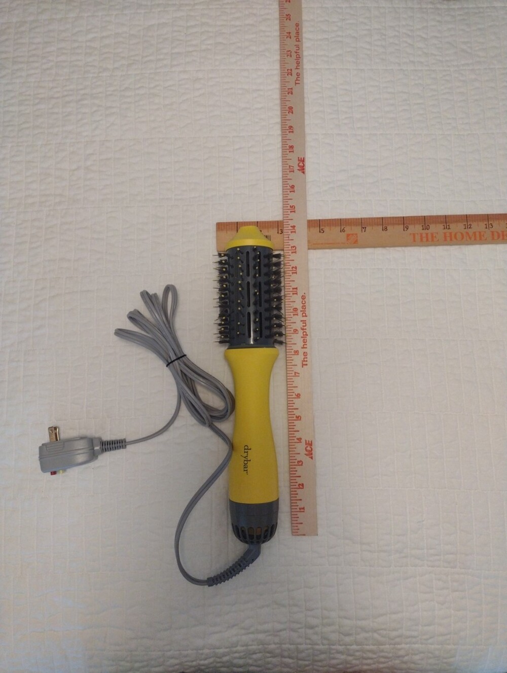 Drybar Blow-Dryer Brush Yellow Wide Single Shot 2.25" Barrel Hair Dry - Picture 7 of 7